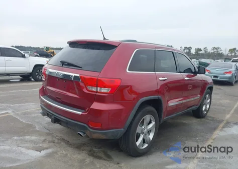 2012 Jeep Grand Cherokee Overland z USA, uszkodzony, nr VIN 1C4RJECT9CC270919